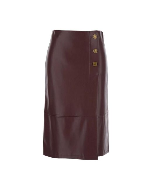 Twinset Brown Midi Skirts