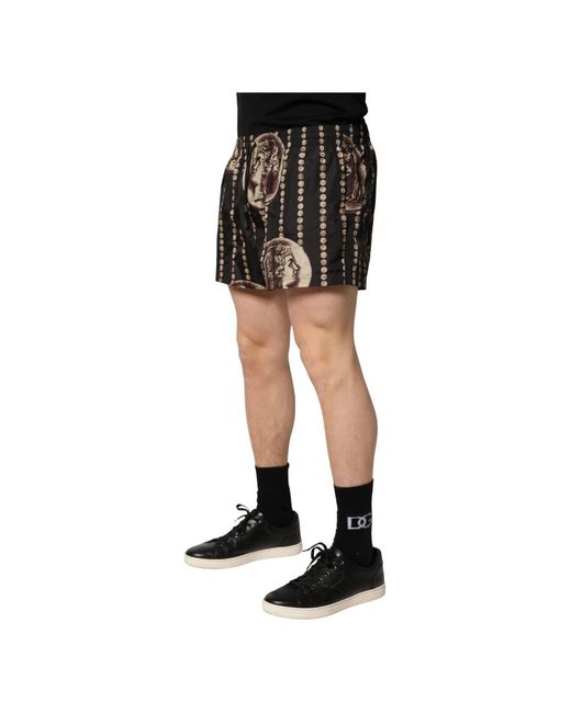 Dolce & Gabbana Black Beachwear for men