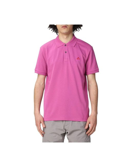 Peuterey Pink Polo Shirts for men