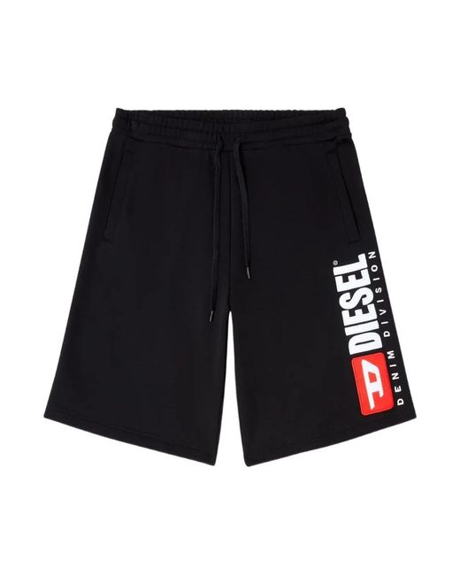 DIESEL Black Casual Shorts for men