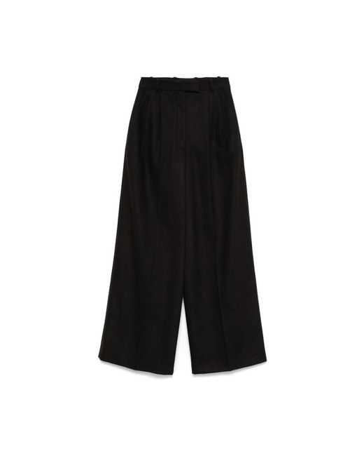 A.P.C. Black Kaffeebraune hose mit taschen