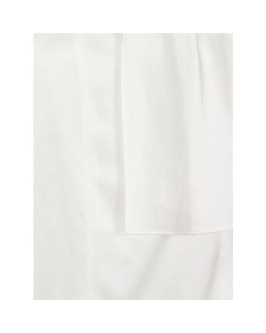 Max Mara White Sleeveless Tops