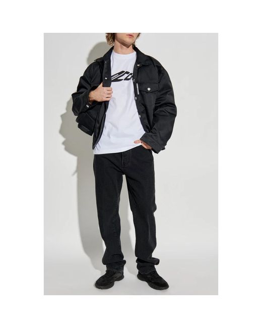 DSquared² Black Straight Jeans for men