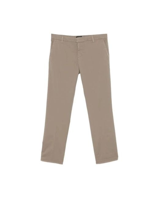 Dondup Gray Chinos for men