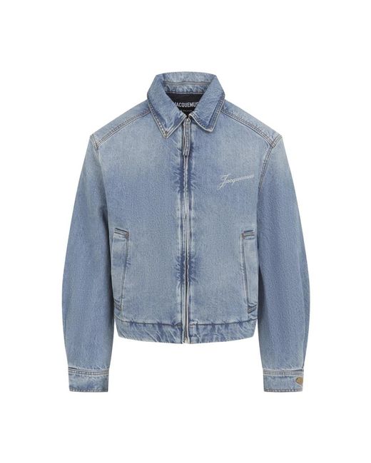 Jacquemus Blue Denim Jackets for men