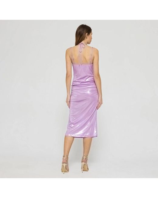 Just Cavalli Purple Party Dresses