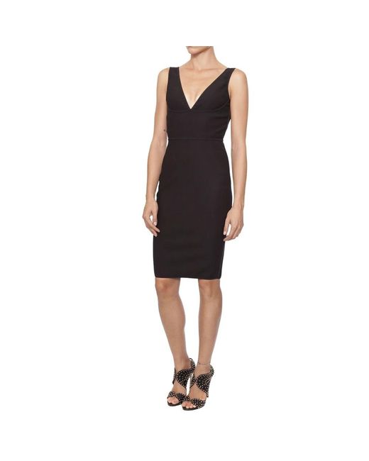 DSquared² Kleedjes ,Zwart ,Wol Mini Wollen Jurk in het Black