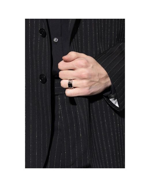 Alexander McQueen Twin Skull Ring in Metallic für Herren