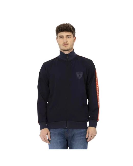 Automobili Lamborghini Blue Zip-Throughs for men