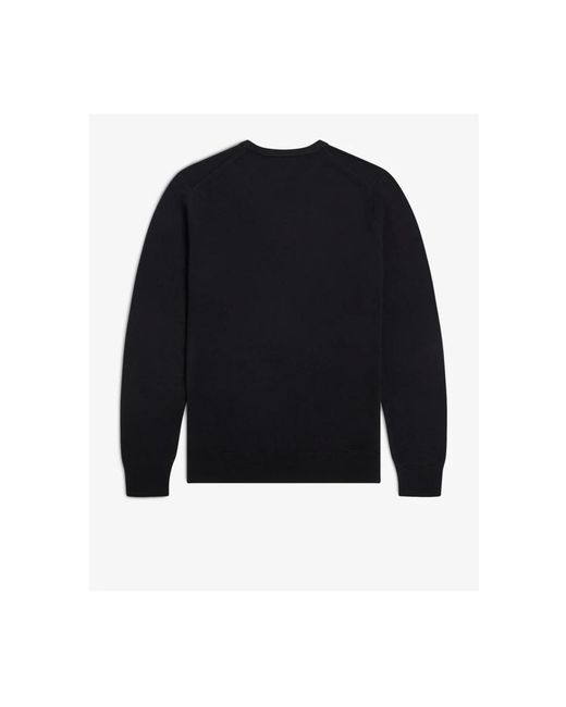 Fred Perry Blue Round-Neck Knitwear for men