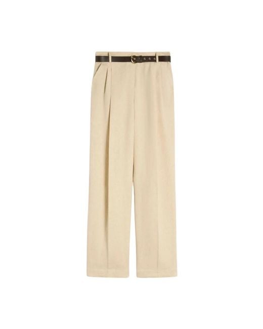 Max Mara Natural Wide Trousers