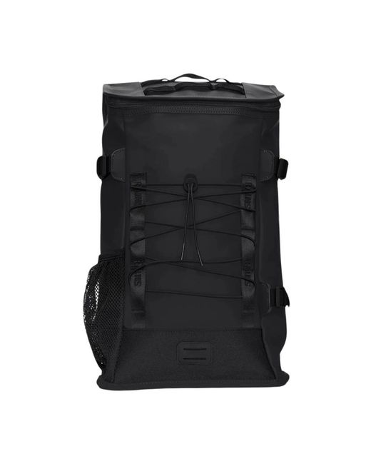 Rains Black Backpacks