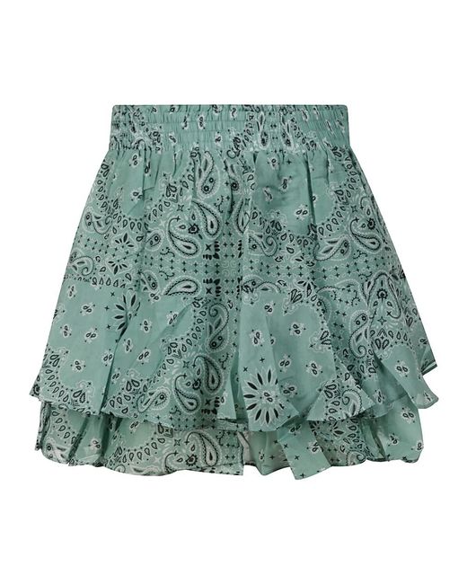 Mc2 Saint Barth Green Short Skirts