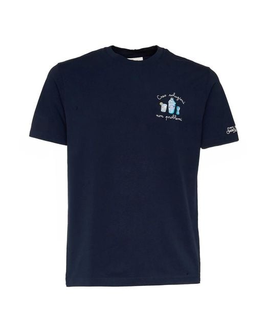 Mc2 Saint Barth Blue T-Shirts for men