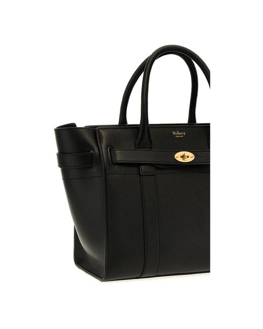 Mulberry Black Shopping Bags