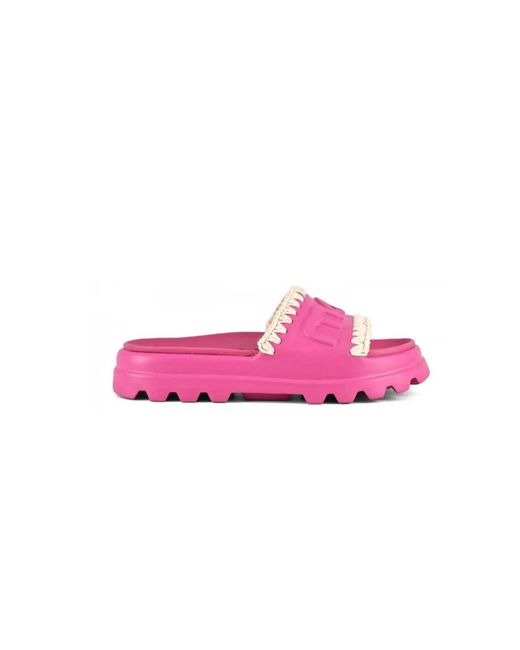 Mou Pink Sliders