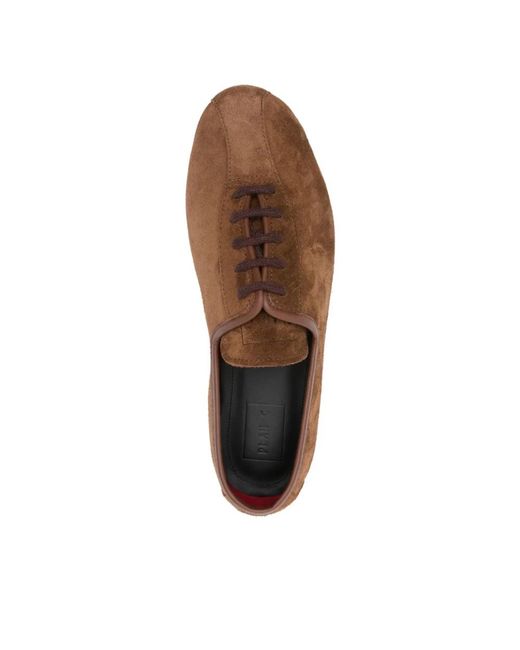 Plan C Brown Laced Shoes