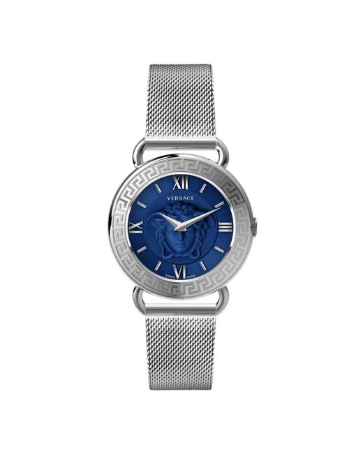 Versace Medusa Watch in het Blue