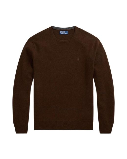 Ralph Lauren Brown Round-Neck Knitwear for men