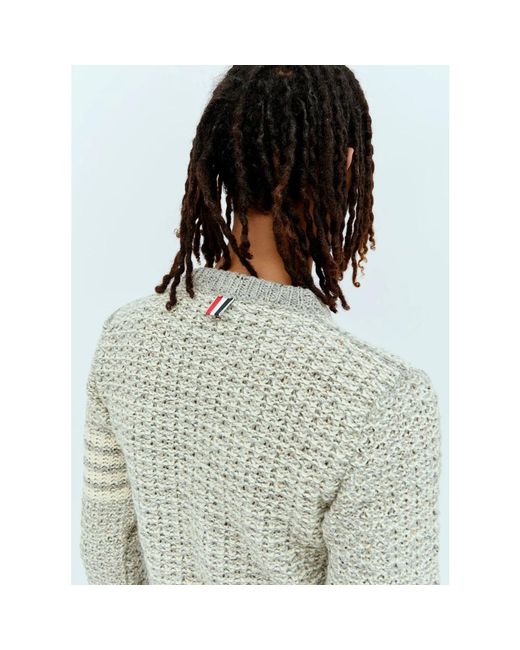 Knitwear > round-neck knitwear Thom Browne pour homme en coloris Gray