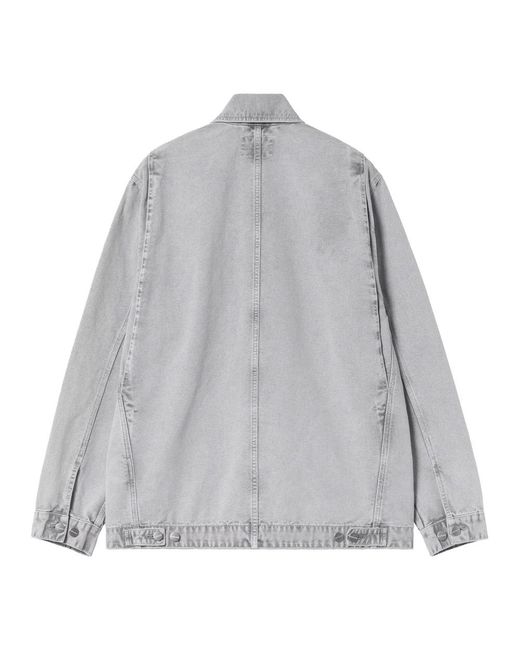 Carhartt Gray Denim Jackets for men