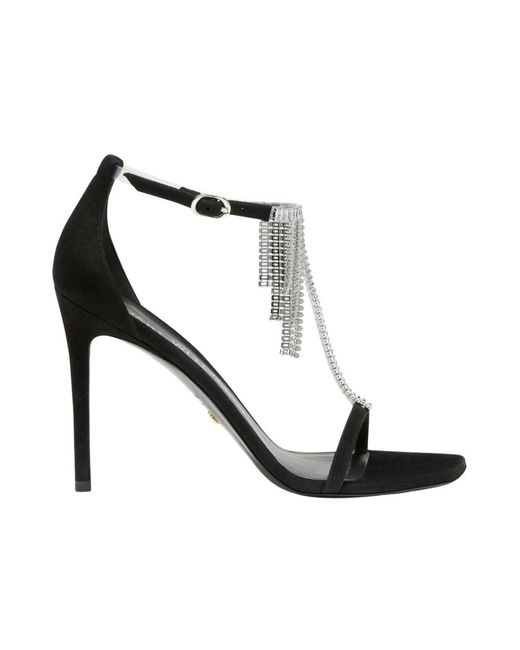 Stuart Weitzman Black High Heel Sandals