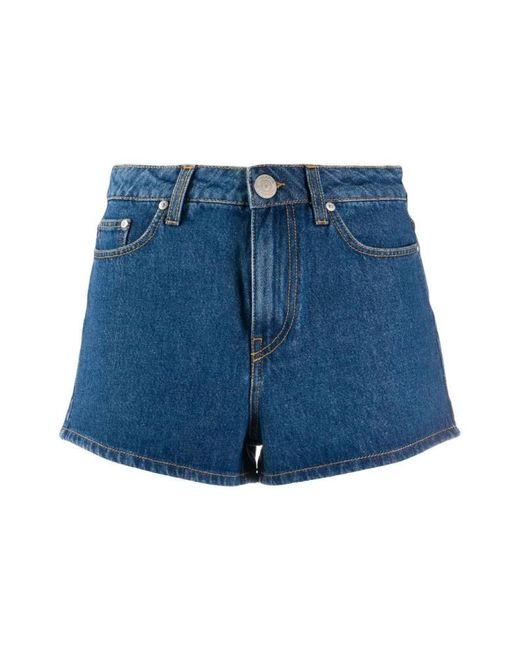 Chiara Ferragni Blue Denim Shorts