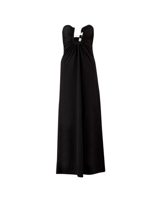 Christopher Esber Kleedjes ,Zwart ,Polyester Bustier Maxi Jurk in het Black