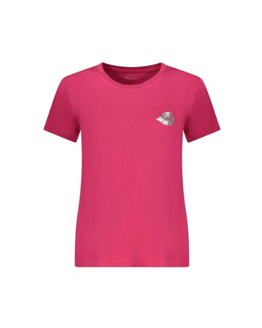 Pepe Jeans Pink T-Shirts