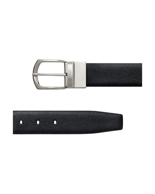 Zegna Wendegürtel Aus Leder in Black für Herren