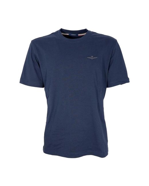 Aeronautica Militare Blue T-Shirts for men