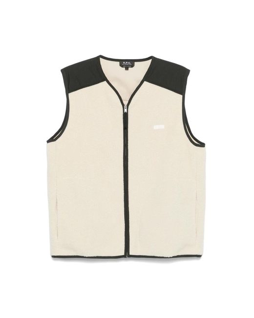 A.P.C. Natural Vests for men