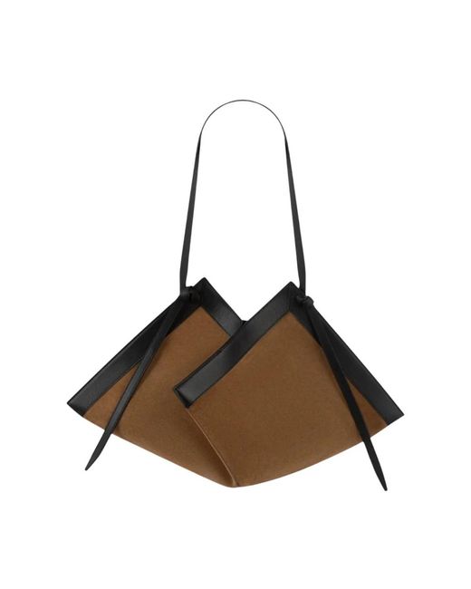 Yuzefi Brown Shoulder Bags