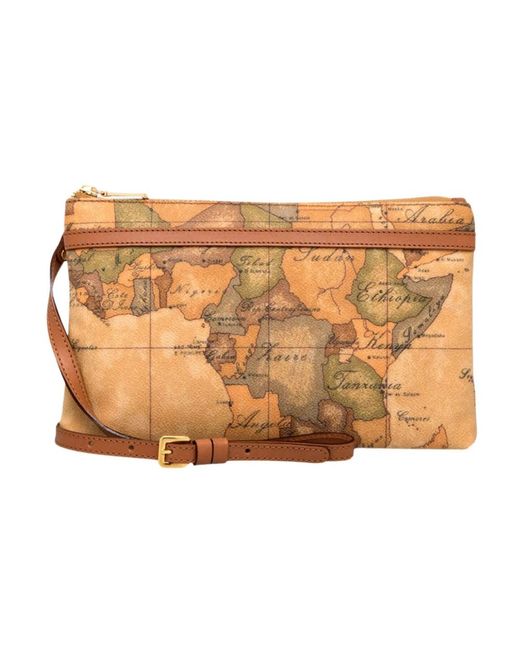 Alviero Martini 1A Classe Brown Clutches