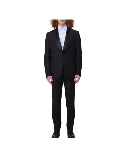 Single Breasted Suits Tagliatore de hombre de color Black