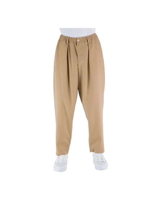 Marni Natural Cropped Trousers for men