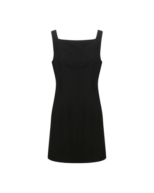 Givenchy Kleedjes ,Zwart ,Zwarte Zwarte Minijurk Met Watervalhals in het Black