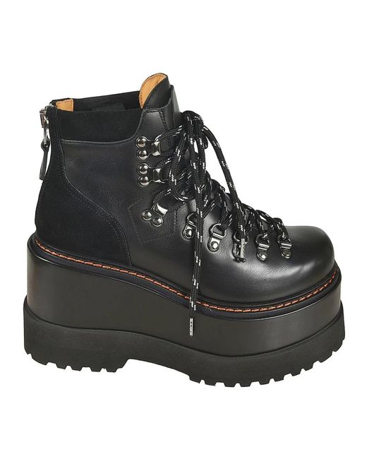Shoes > boots > lace-up boots R13 en coloris Black