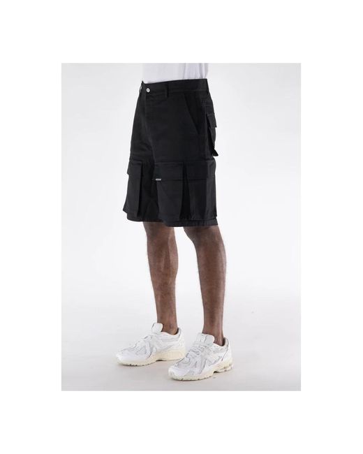 Represent Black Casual Shorts for men