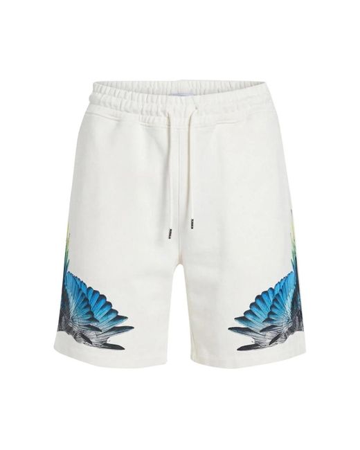 Marcelo Burlon Blue Casual Shorts for men