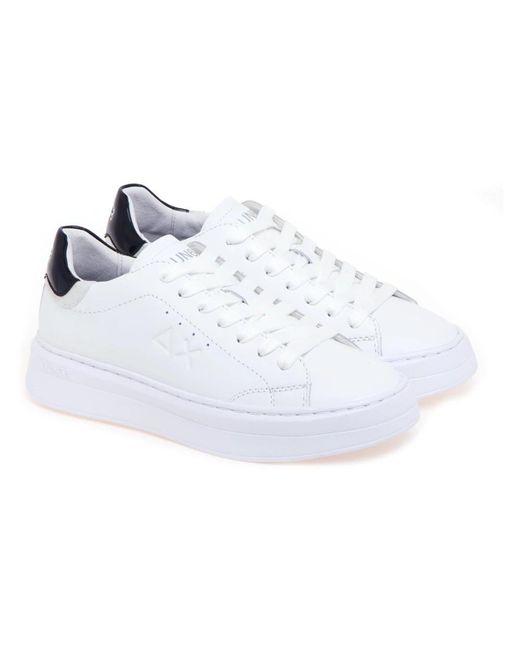 Sun 68 White Grace Sneaker