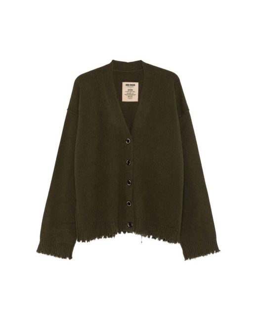 Uma Wang Green Cashmere Knitwear