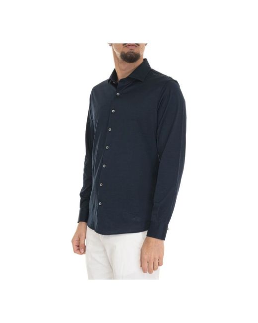 Gran Sasso Blue Casual Shirts for men