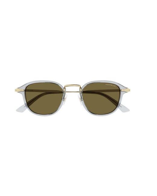 Montblanc Gray Sunglasses