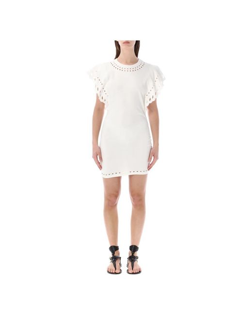 Isabel Marant White Short Dresses