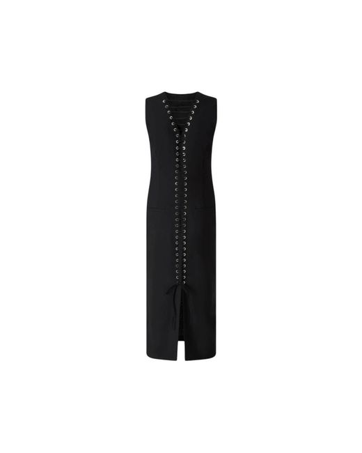 Pinko Black Midi Dresses