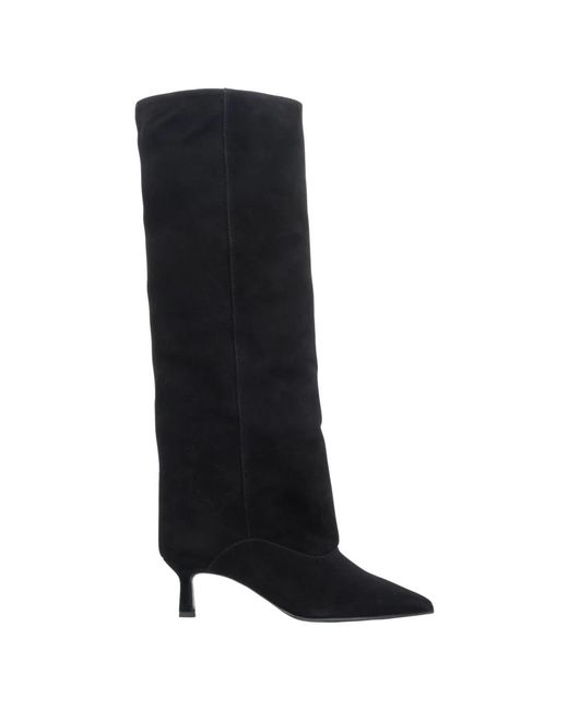 ESTRO Black Heeled Boots