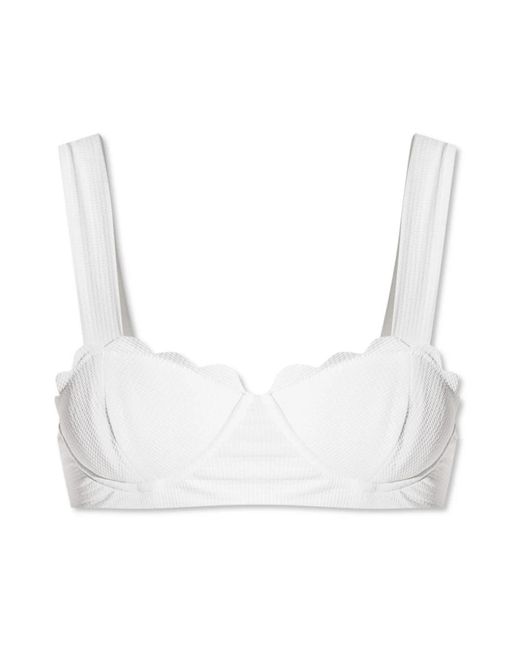 Marysia Swim 'North' Badpak Top in het White
