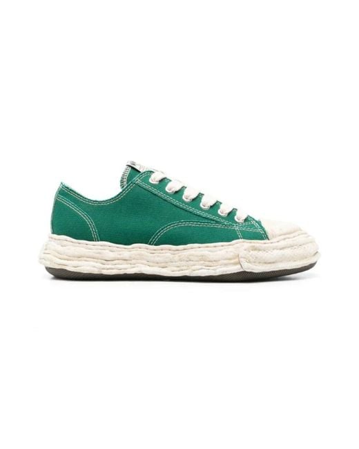 Maison Mihara Yasuhiro Green Sneakers for men