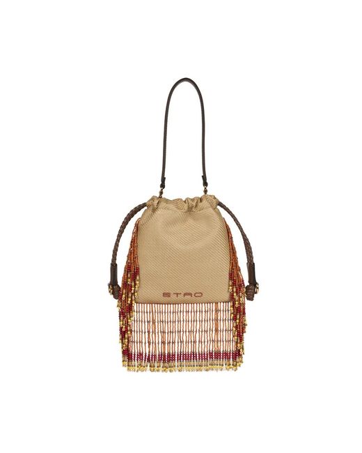 Etro Natural Bucket Bags